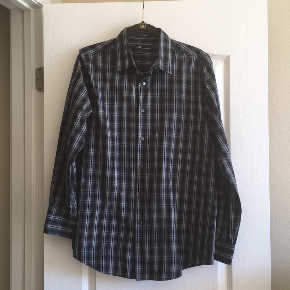 John Ashford Easy Care button down shirt size L